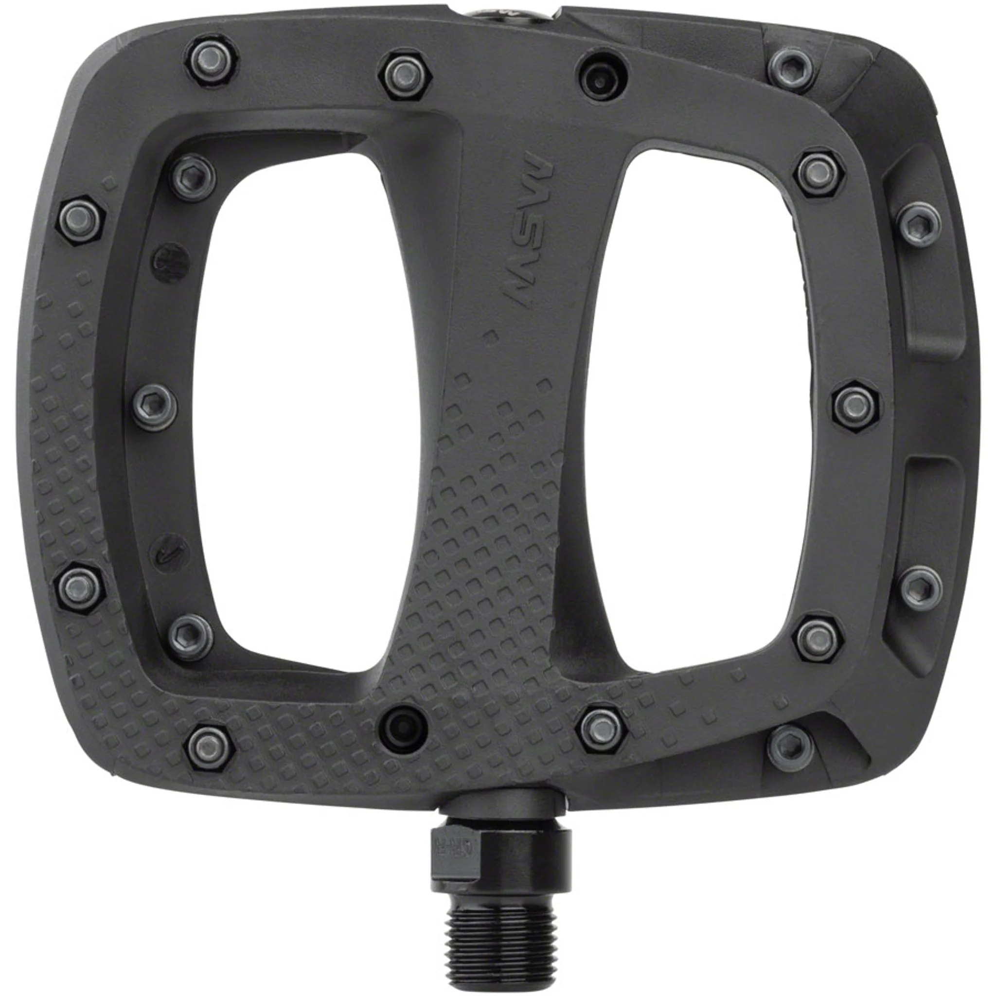 Thump Pedals with Replaceable Pins - Platform, Composite, 9/16", Black - Image 2