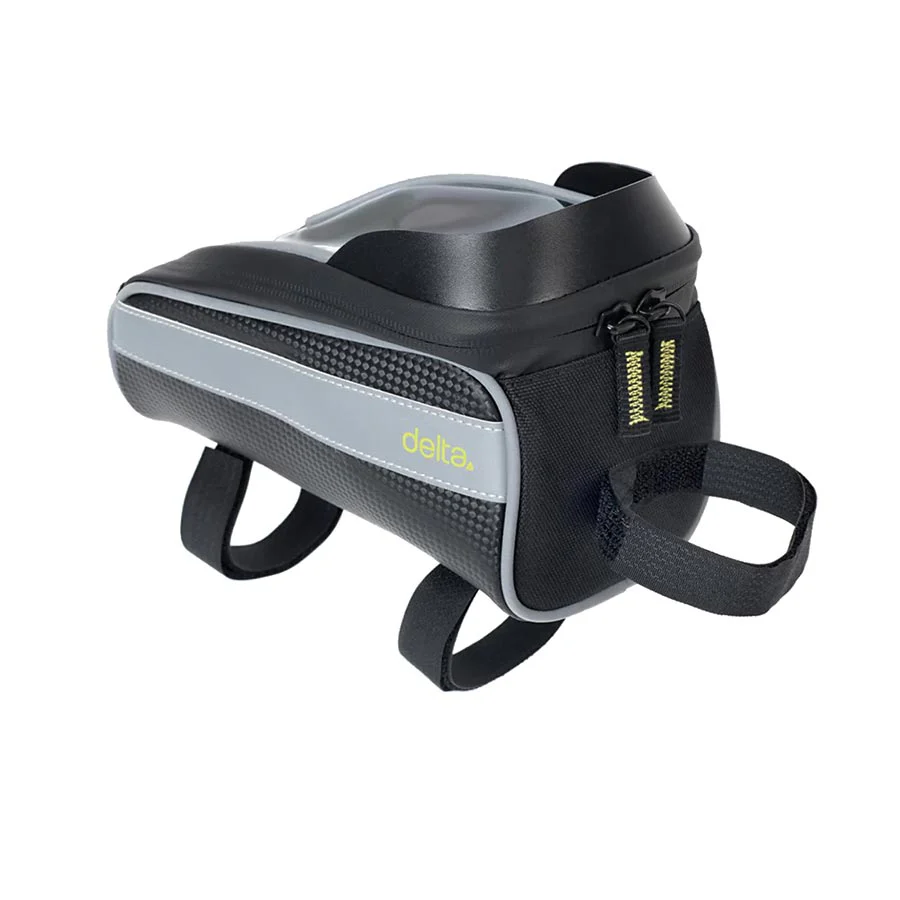 Top Tube Phone Bag, 4.2L, Black/Silver - Image 3
