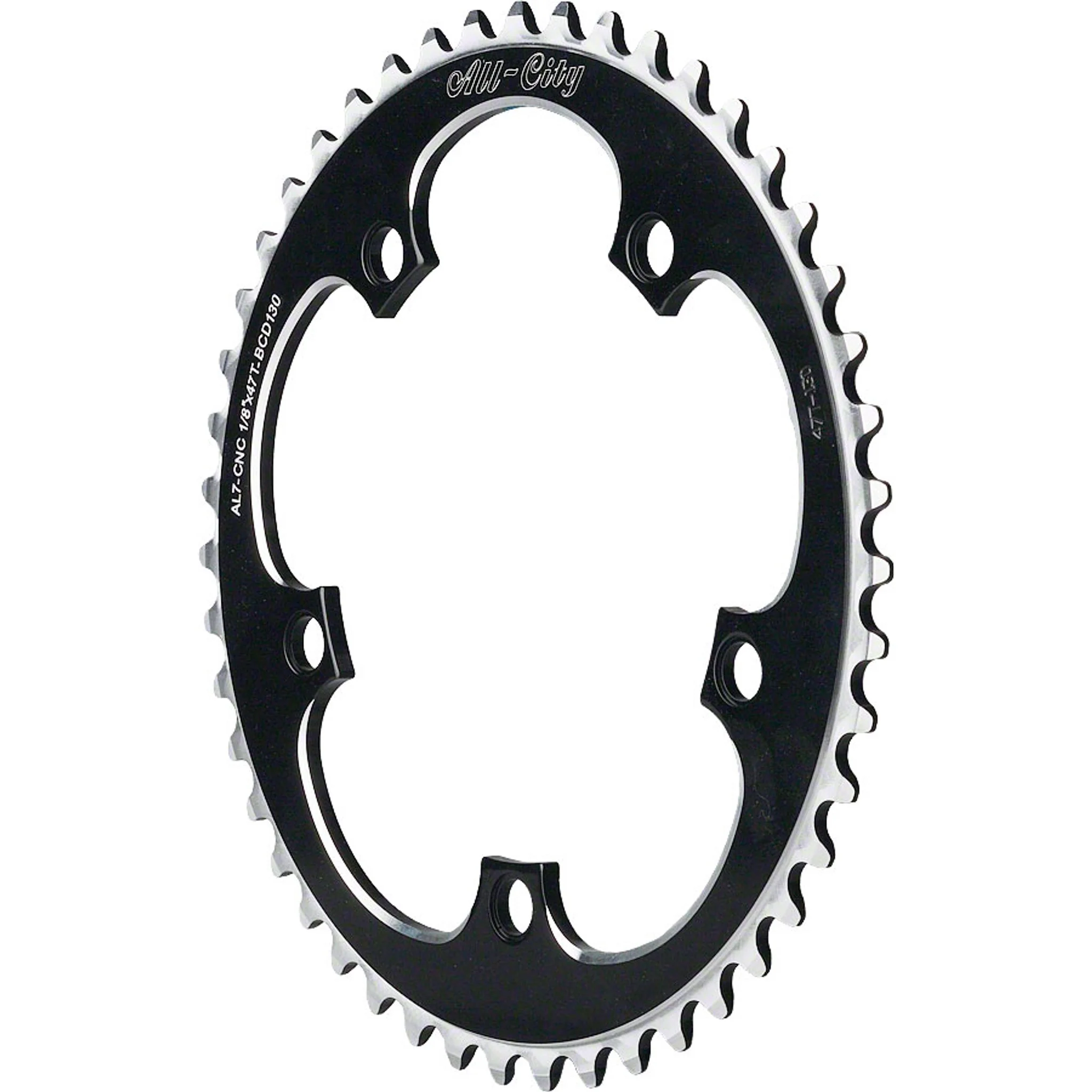 All-City 39T 130 Black 1/8 Messenger Ring