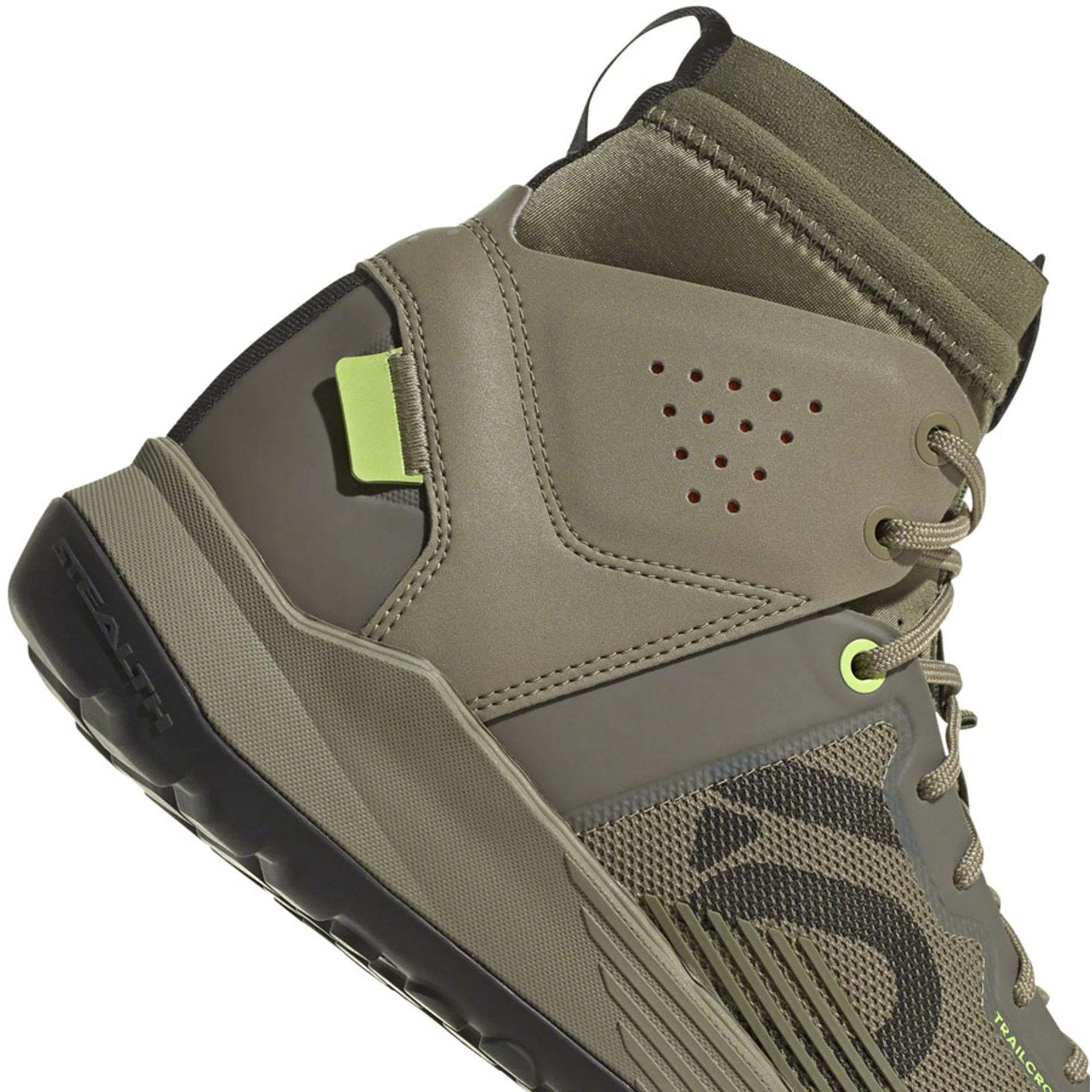 Trailcross Mid Pro Flat Shoes - Men's, Orbit Green/Core Black/Pulse Lime - Image 4
