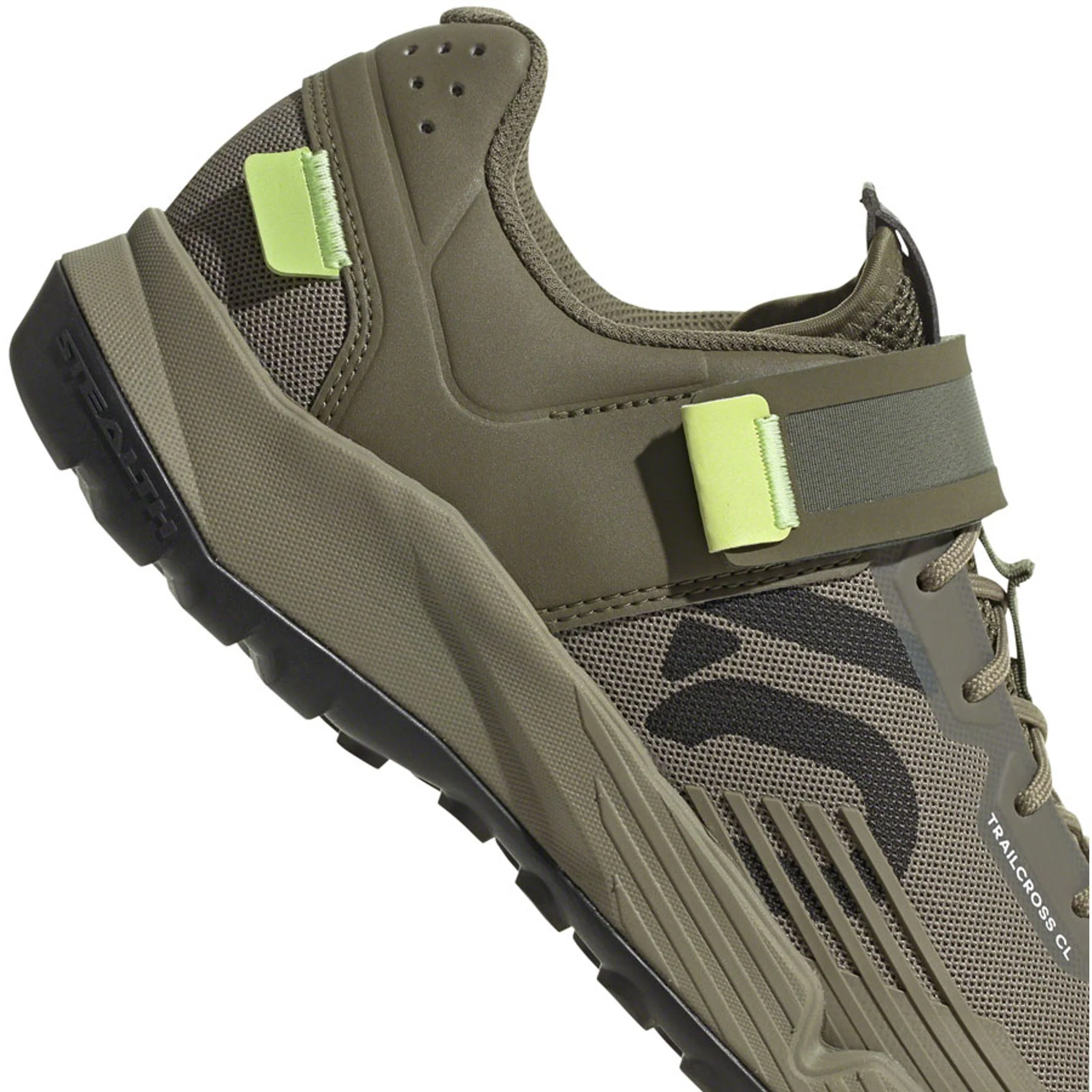 Trailcross Mountain Clipless Shoes - Men's, Orbit Green/Carbon/Pulse Lime - Image 3