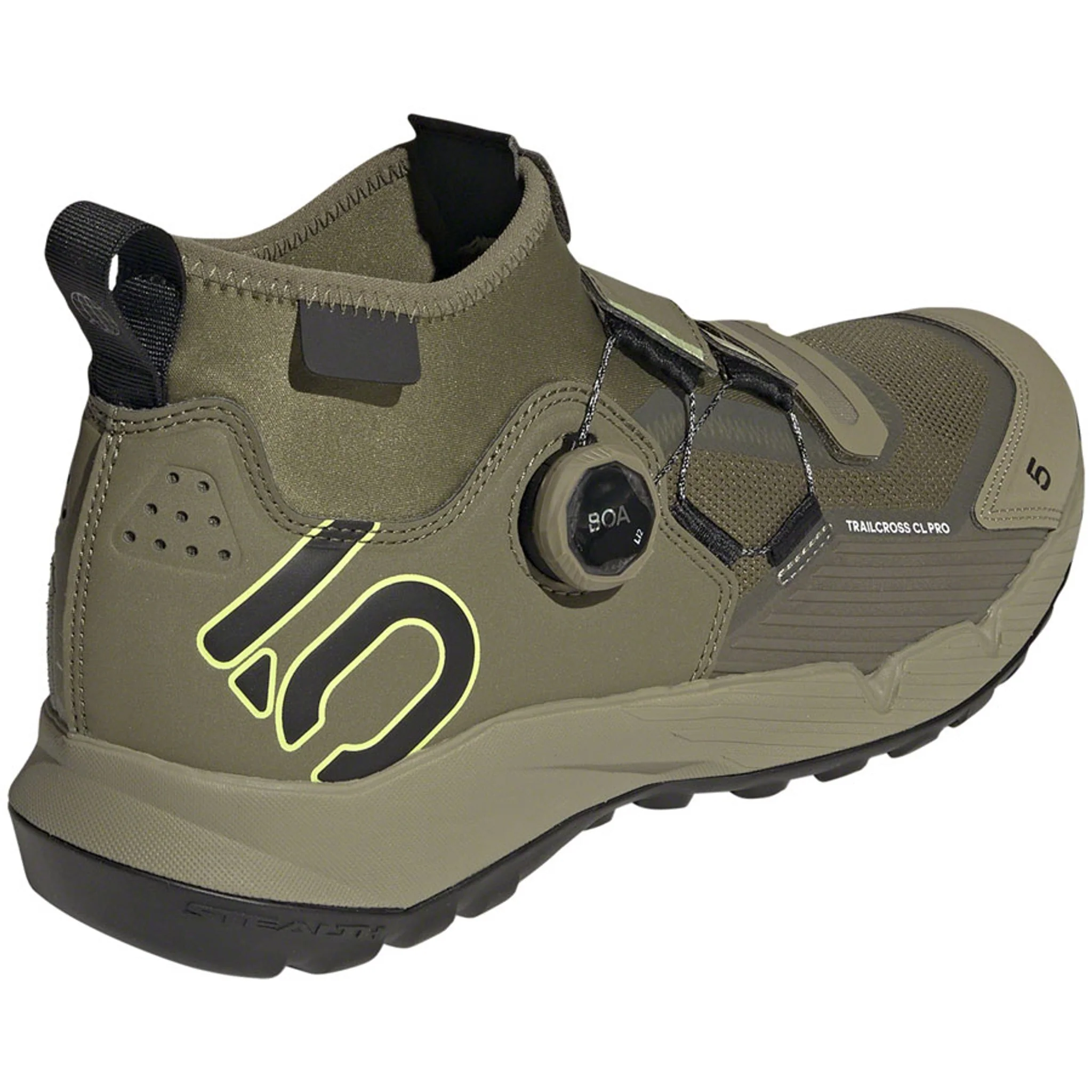 Trailcross Pro Mountain Clipless Shoes - Men's, Green/Black/Green - Image 6