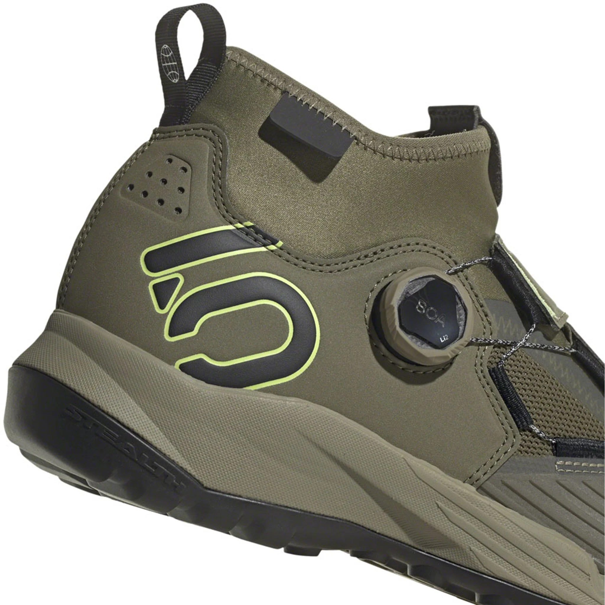 Trailcross Pro Mountain Clipless Shoes - Men's, Green/Black/Green - Image 7