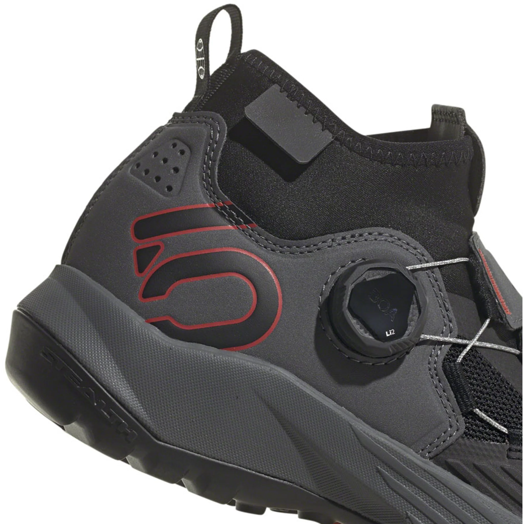 Trailcross Pro Mountain Clipless Shoes - Women's, Gray Five/Core Black/Red - Image 14