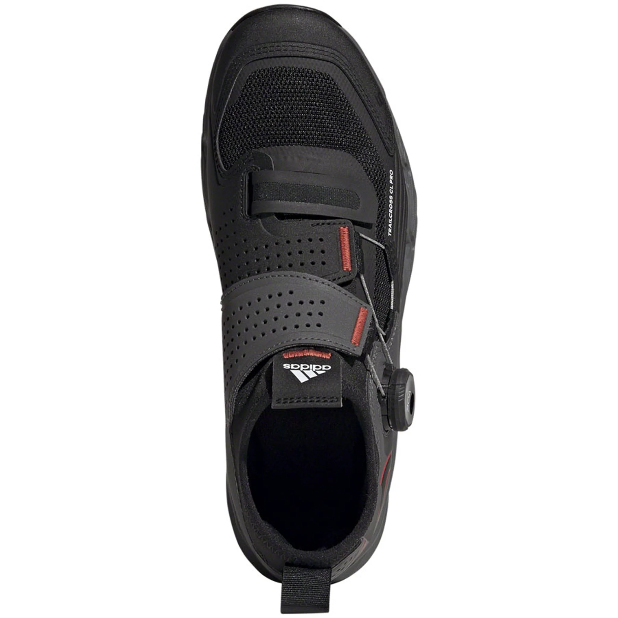 Trailcross Pro Mountain Clipless Shoes - Women's, Gray Five/Core Black/Red - Image 3