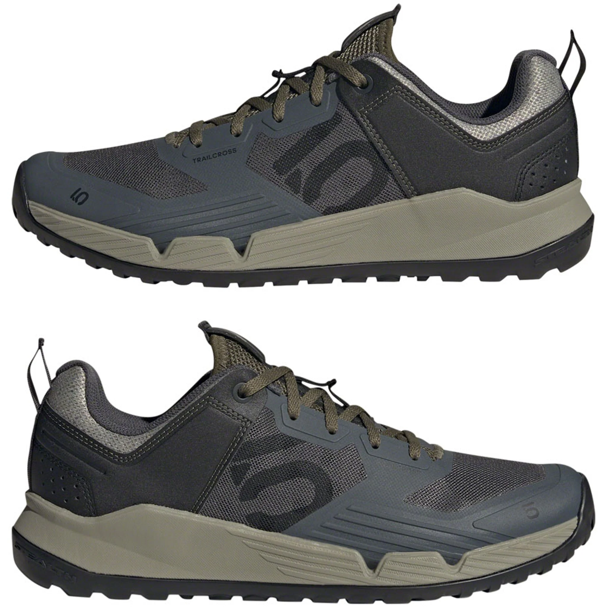 Trailcross XT Flat Shoes - Men's, Gray Six/Core Black/Olive Strata - Image 10