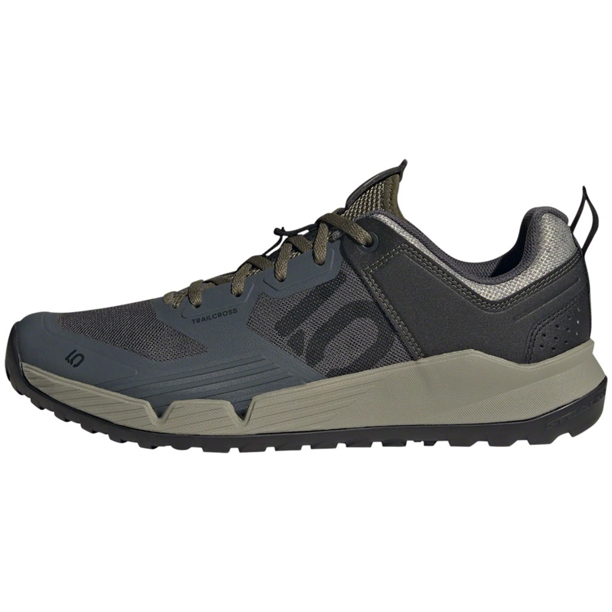 Trailcross XT Flat Shoes - Men's, Gray Six/Core Black/Olive Strata - Image 4