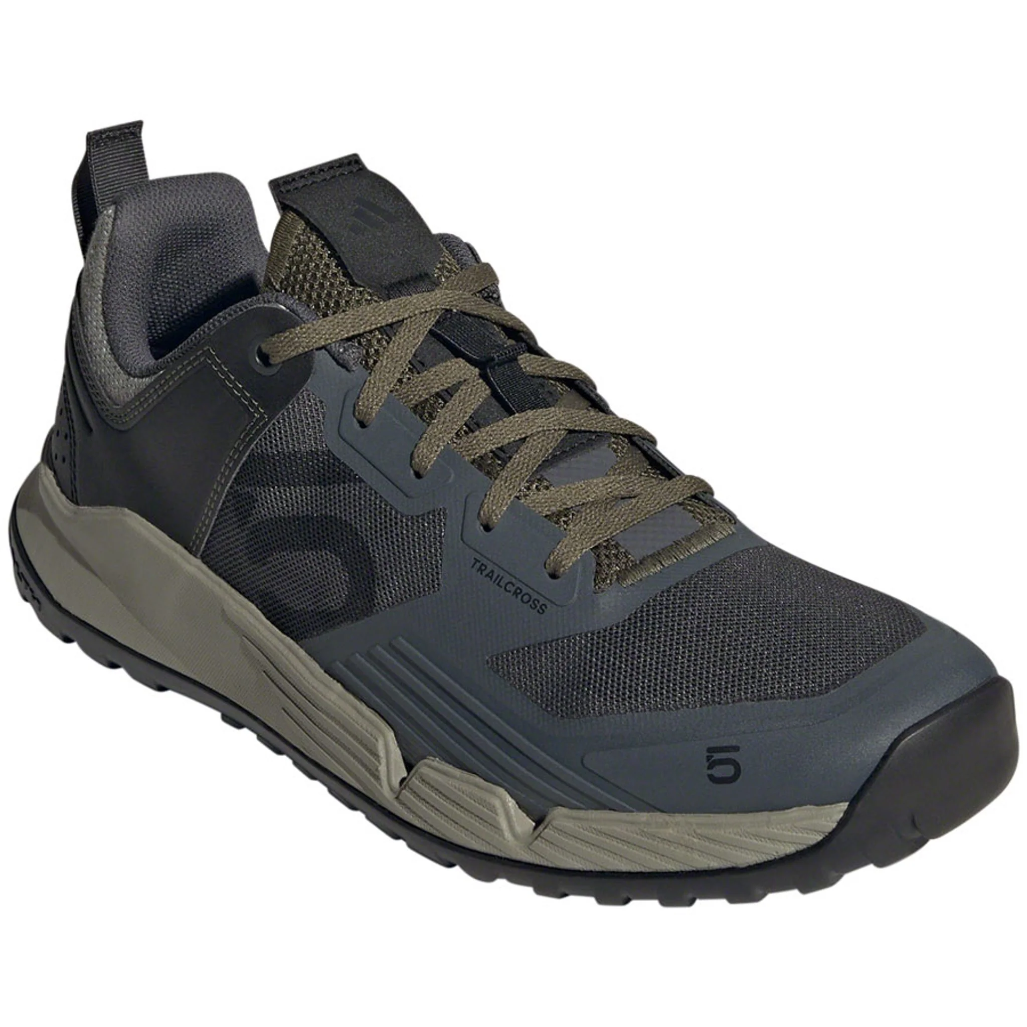 Trailcross XT Flat Shoes - Men's, Gray Six/Core Black/Olive Strata - Image 6