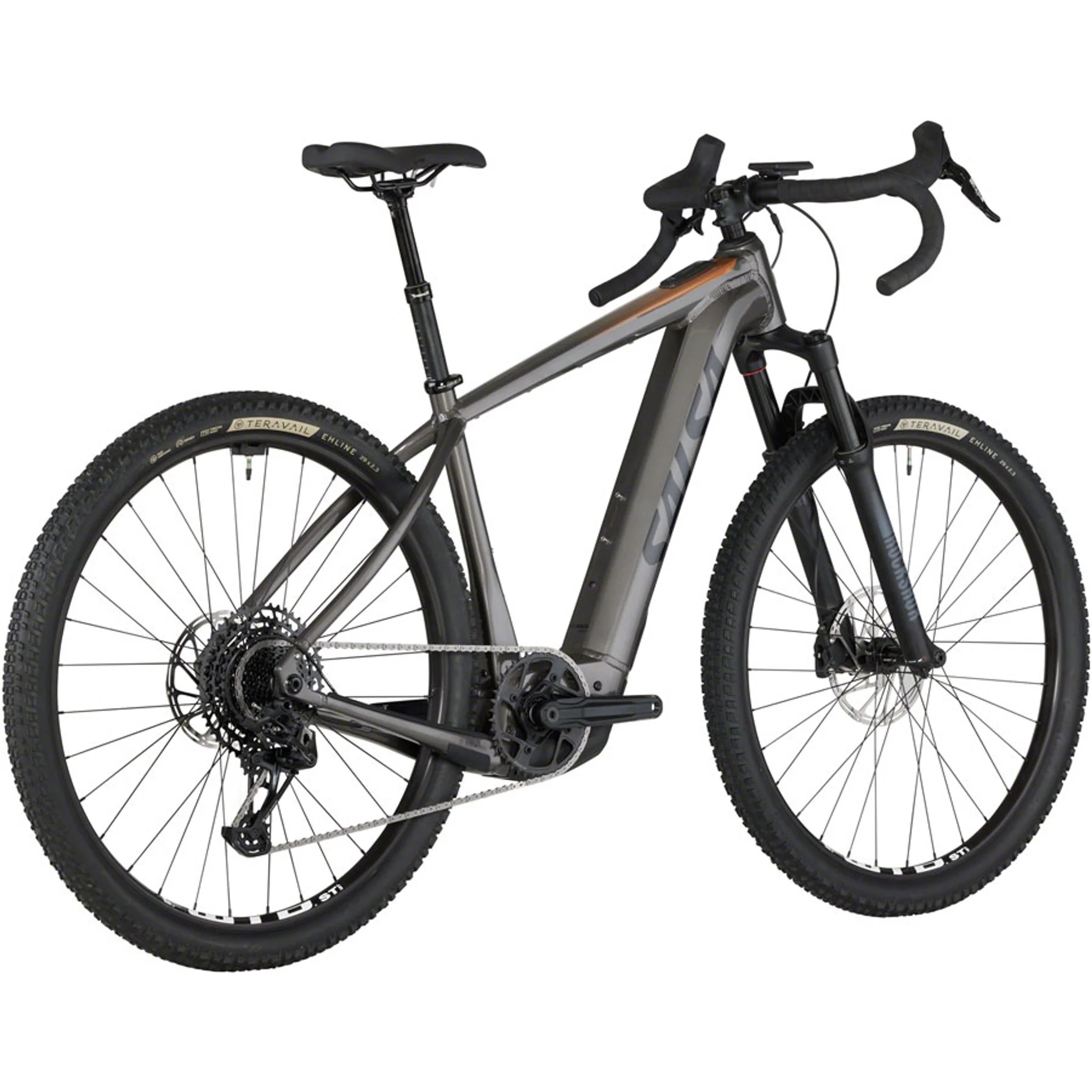 Tributary Apex 1 Front Suspension Ebike - Charcoal - Image 4