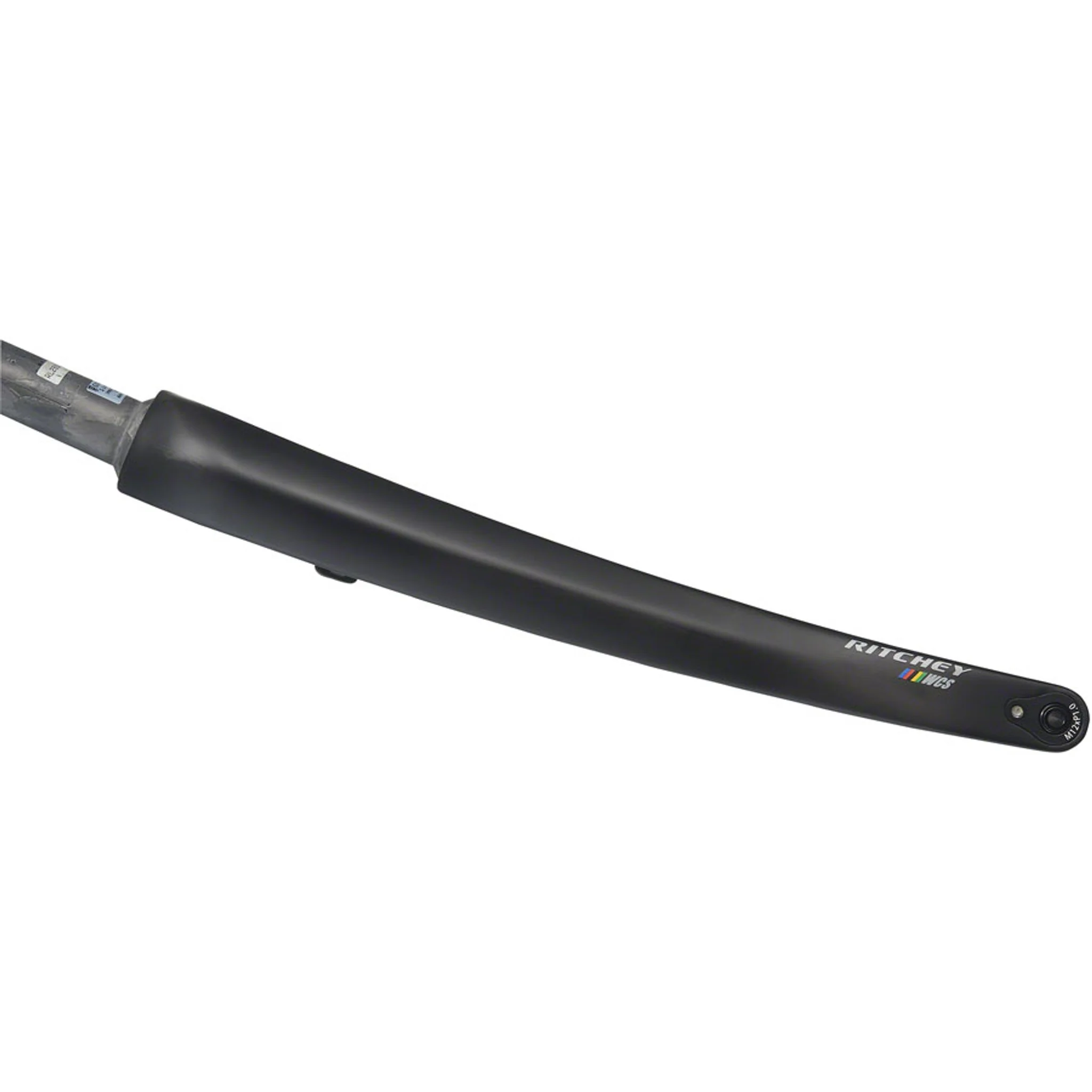 WCS Carbon Gravel Fork - 1-1/8", 47mm Rake, QR12, Flat Mount, 2020 Model, Matte Carbon - Image 2