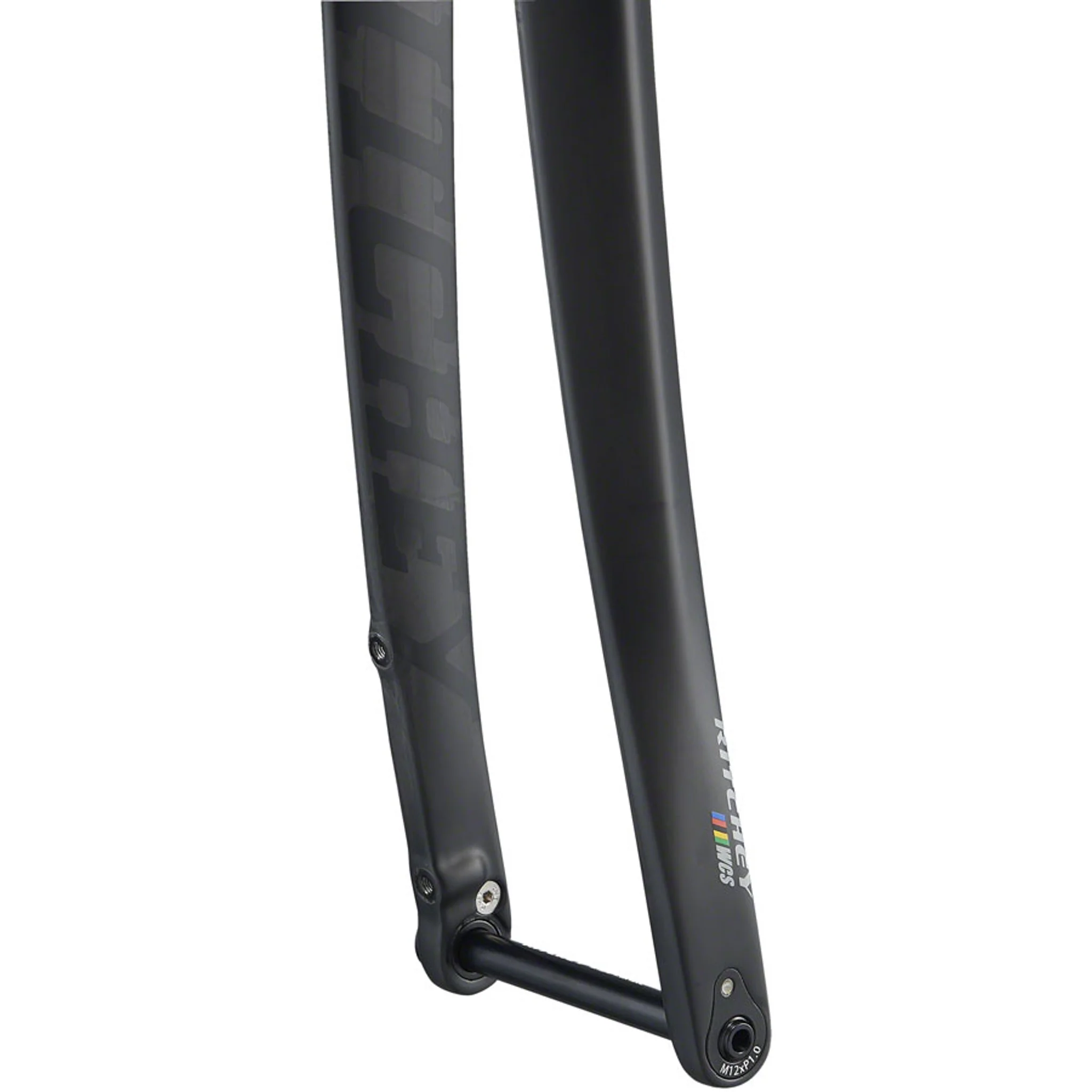 WCS Carbon Gravel Fork - 1-1/8", 47mm Rake, QR12, Flat Mount, 2020 Model, Matte Carbon - Image 5