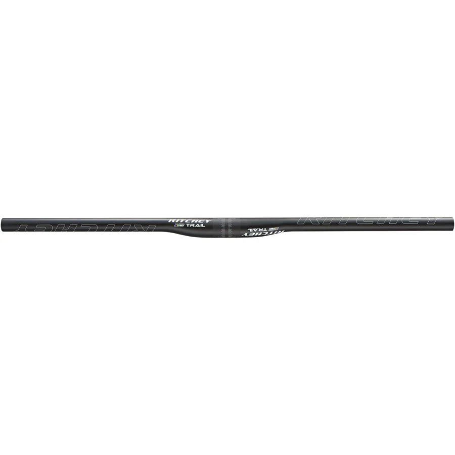WCS Carbon Trail Flat Handlebar - Carbon, 740mm, +/- 5mm Rise, 31.8mm, 9 Deg, UD Carbon