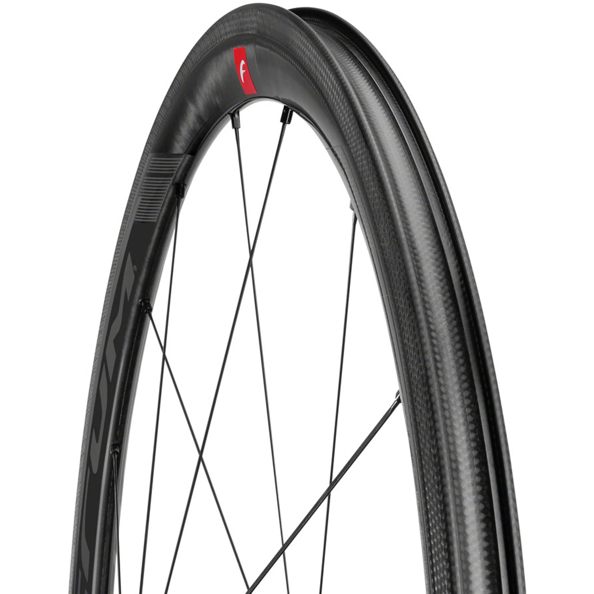 Fulcrum WIND 40C Front Wheel - 700, QR x 100mm, Rim Brake, Black - Image 3