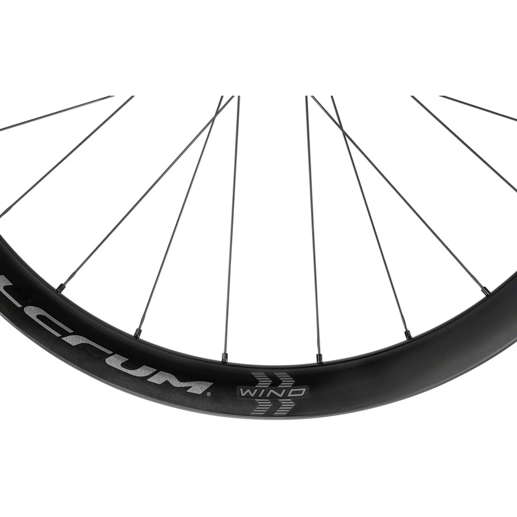 WIND 42 Front Wheel - 700, 12 x 100mm, Center-Lock, Black - Image 4