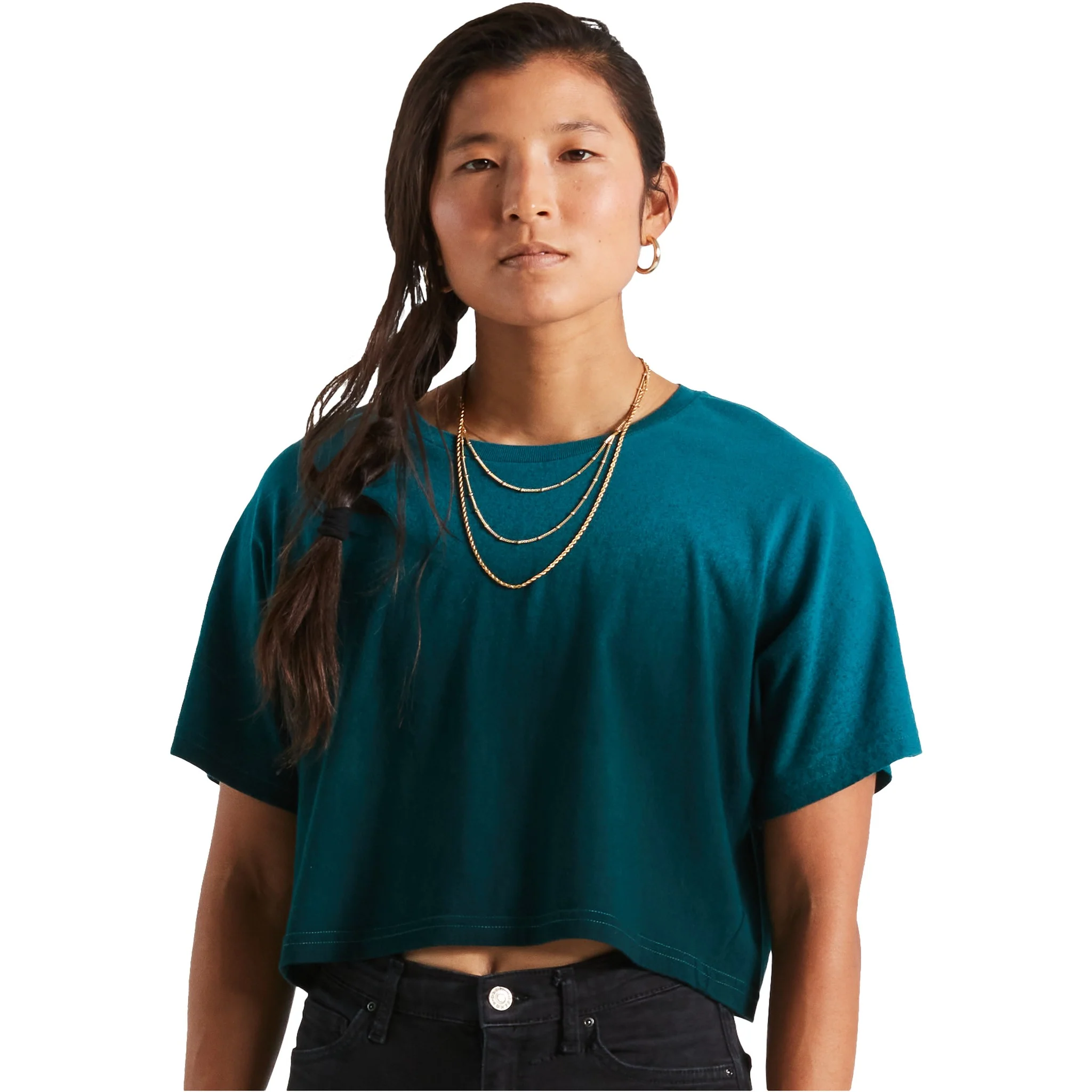 Women's Short Sleeve Crop T-Shirt - Image 6