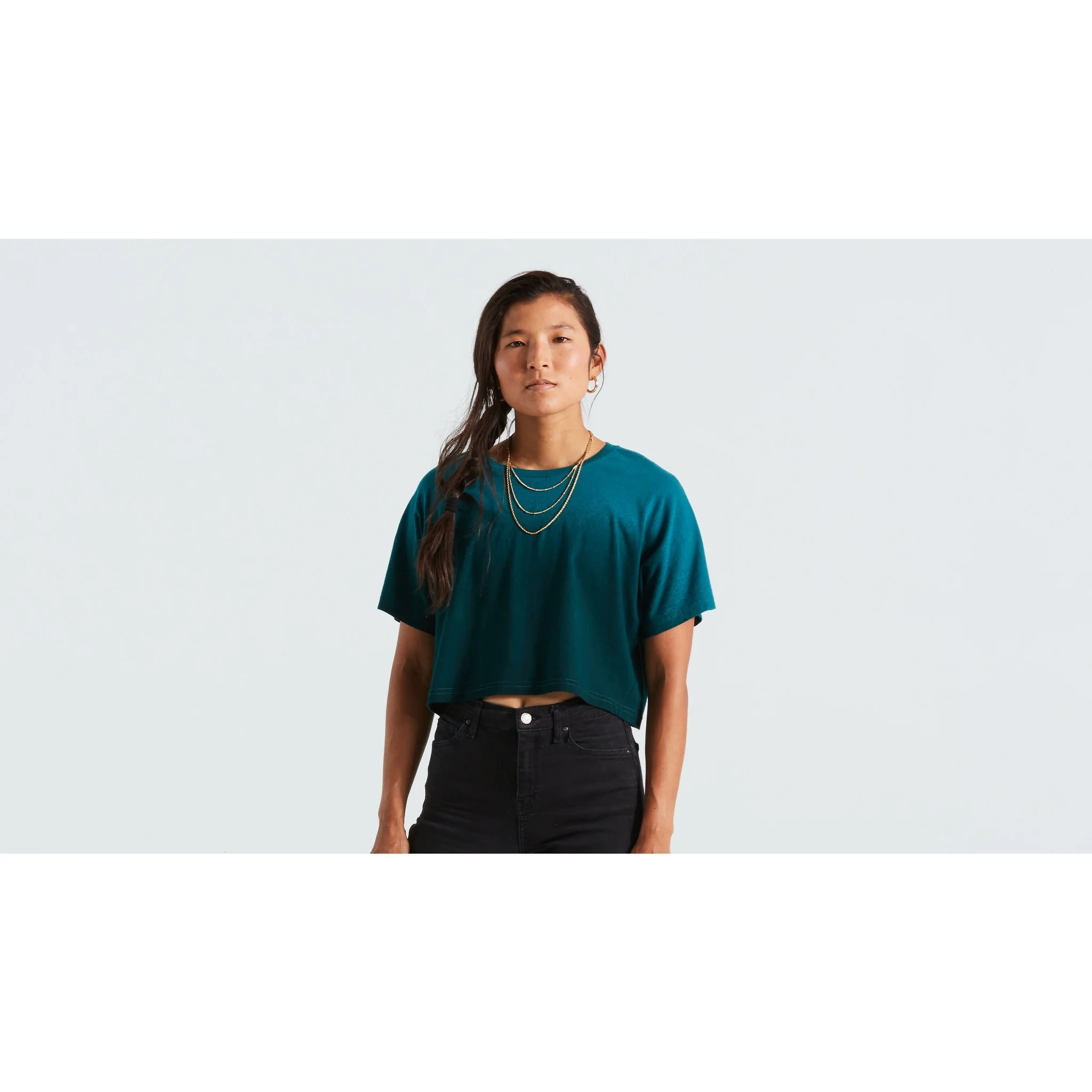 Women's Short Sleeve Crop T-Shirt - Image 7