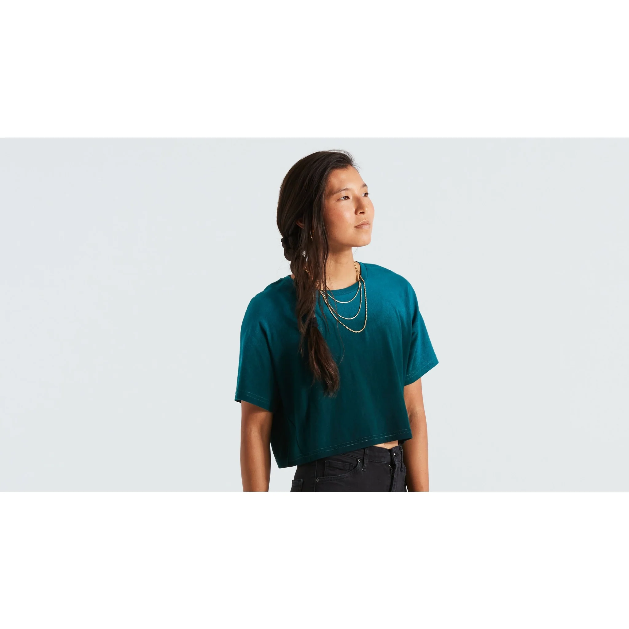 Women's Short Sleeve Crop T-Shirt - Image 8