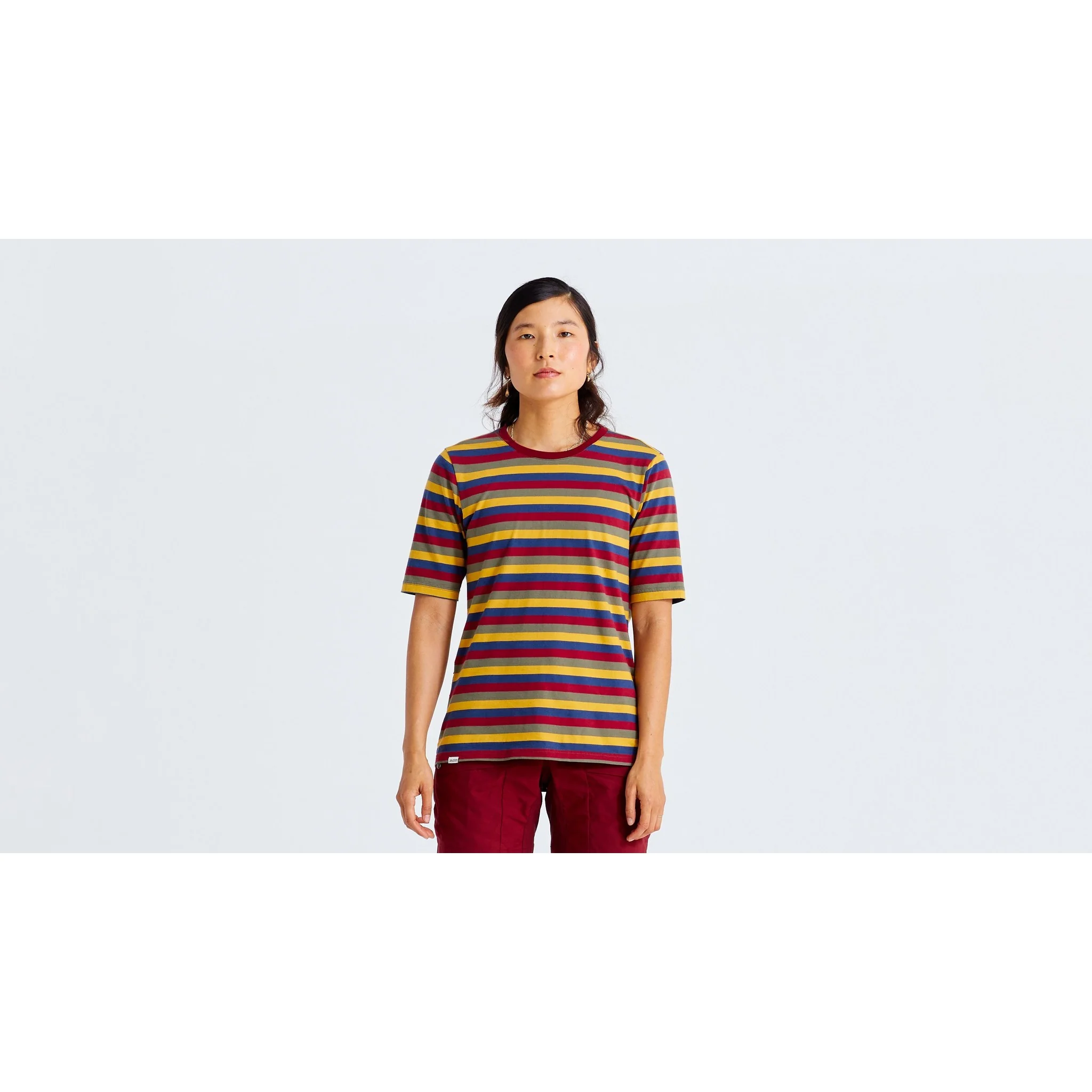 Women's Specialized/Fjällräven Cotton Striped Short Sleeve Tee - Image 3