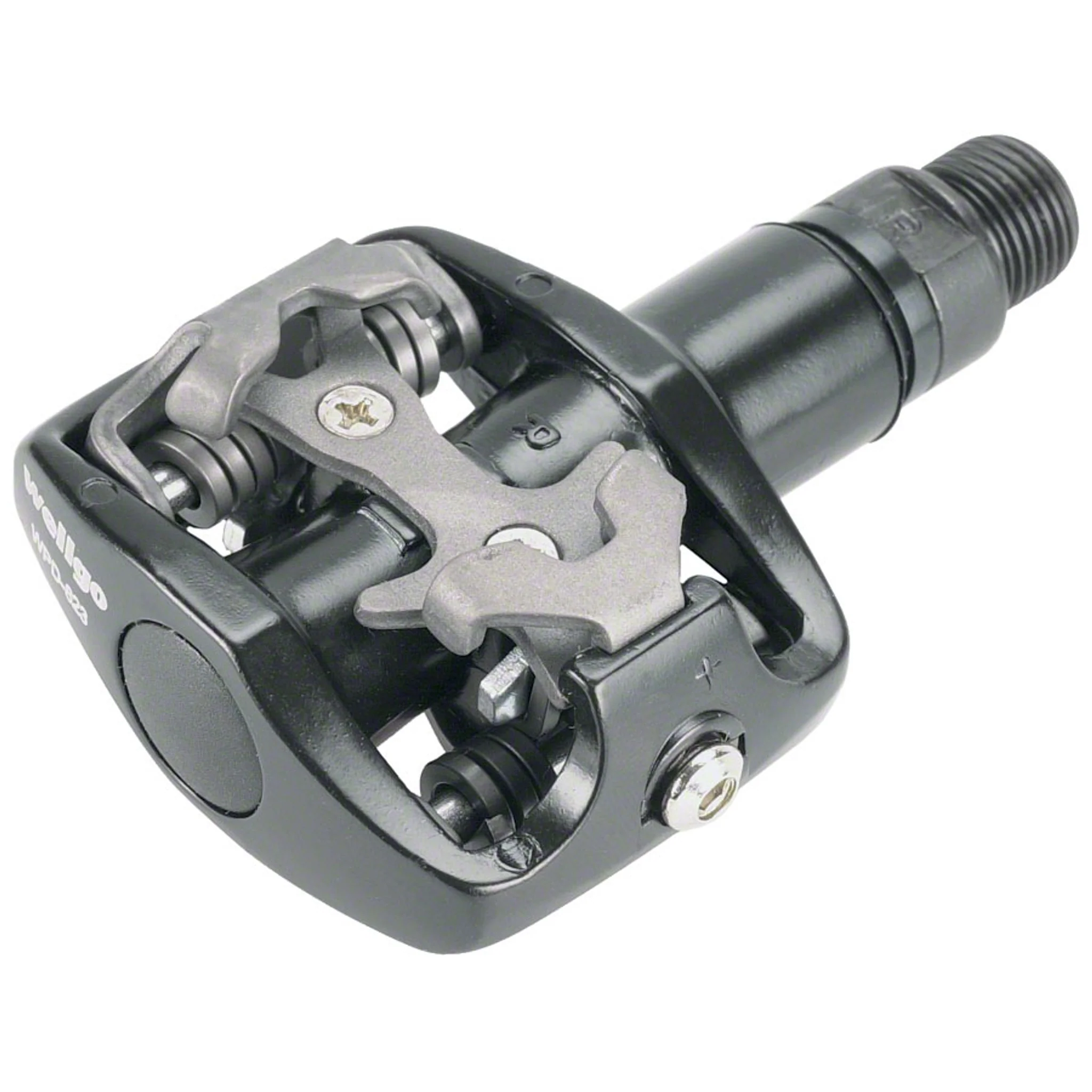 Wellgo WPD-823 Pedals - Dual Sided Clipless, Aluminum, 9/16", Black