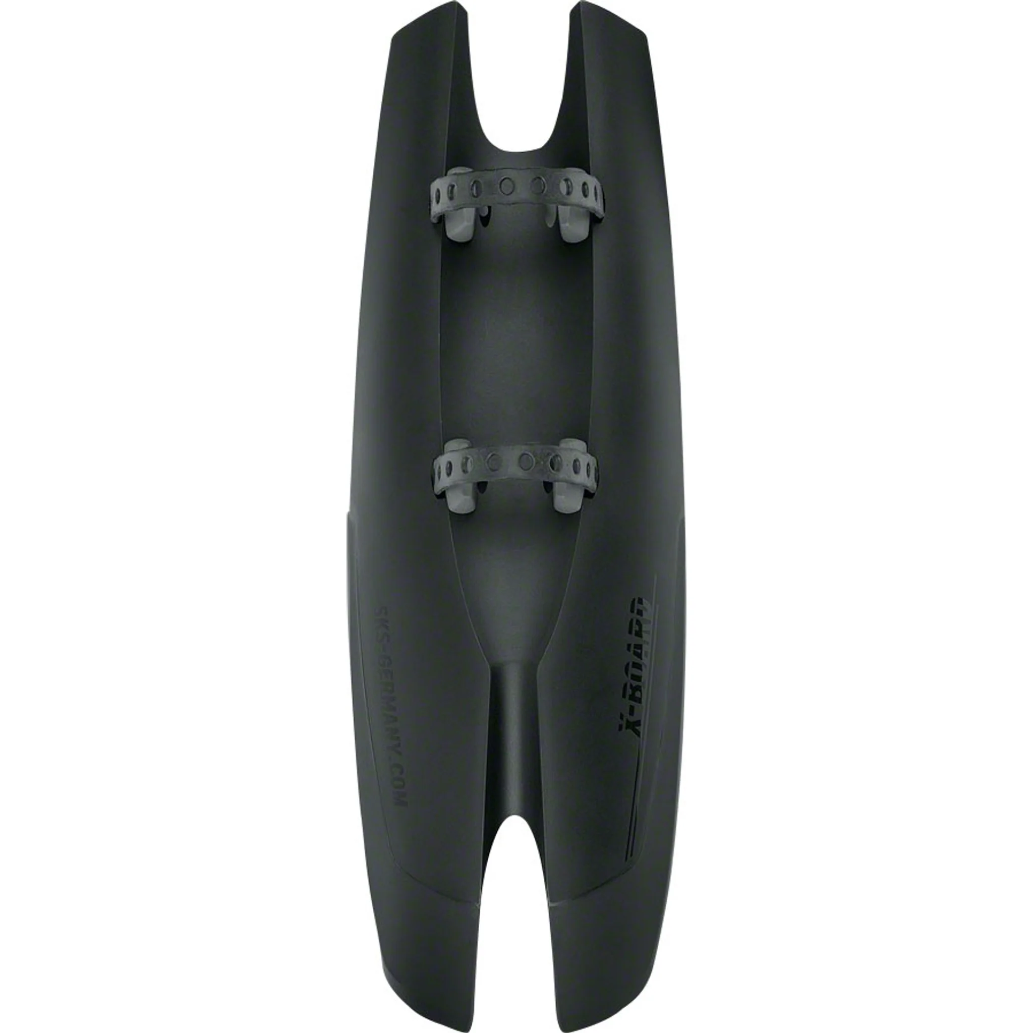 X-Board Dark Downtube Fender: Matte Black - Image 2