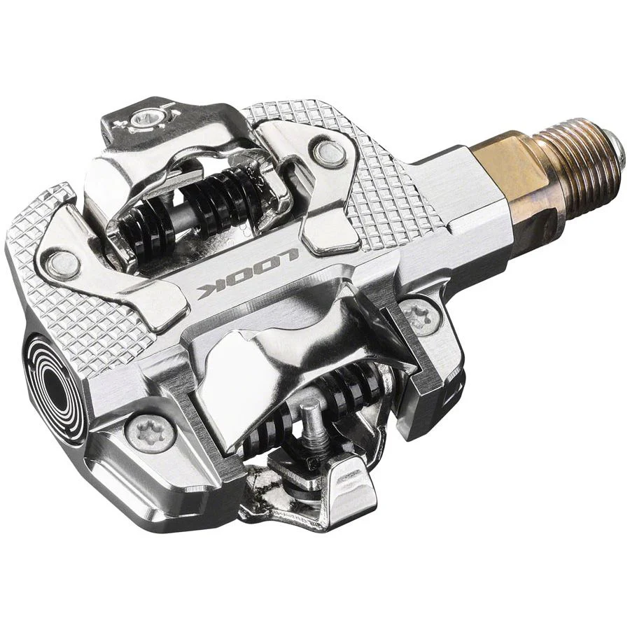 X-TRACK Dual Power Pedals - Dual Sided Clipless, Chromoly, 9/16", Silver