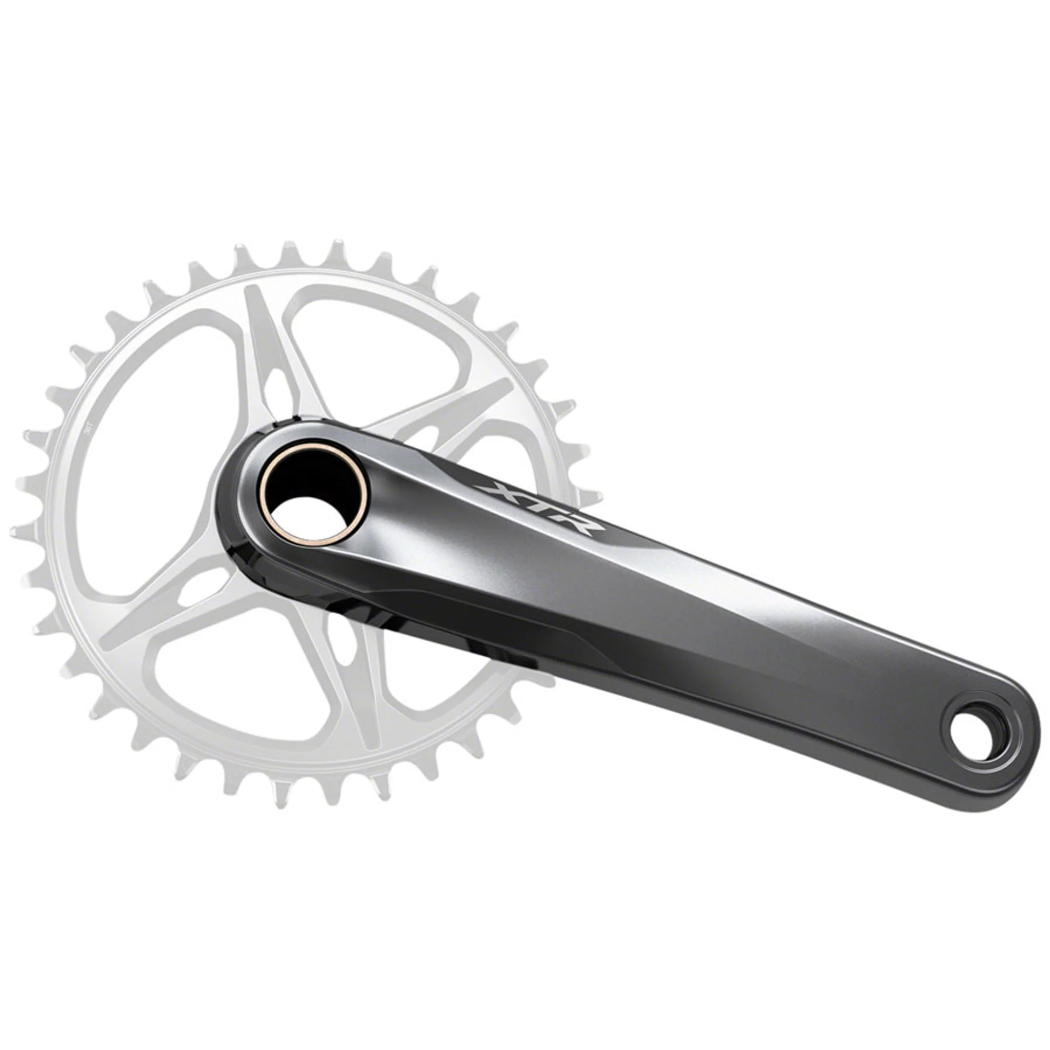 XTR FC-M9100 Crankset - 175mm, 12-Speed, 1x, Direct Mount, Hollowtech II Spindle Interface, Gray