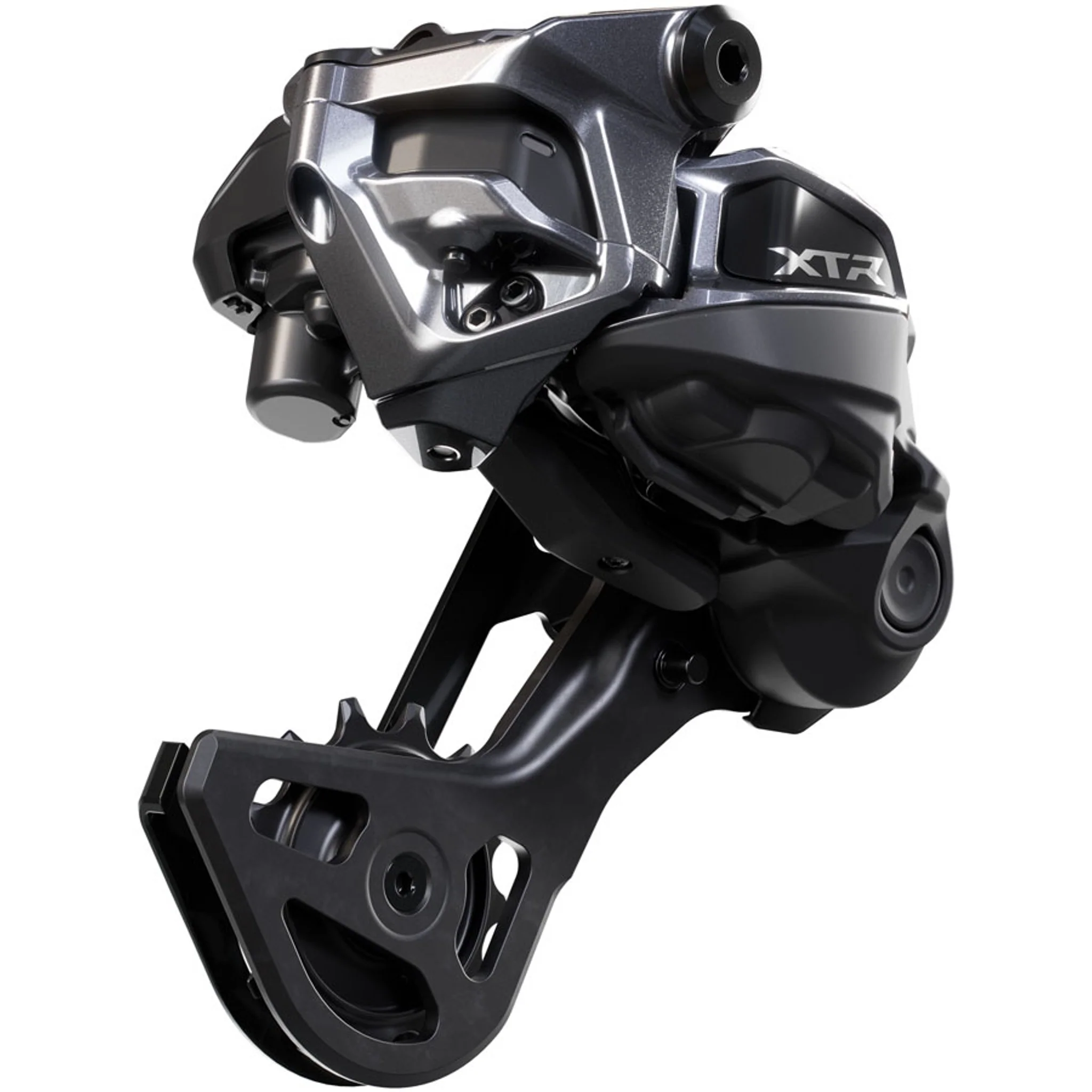 XTR RD-M9250-GS Di2 Wireless Rear Derailleur - 12-Speed, Medium Cage, Shadow ES, Black/Gray - Image 3